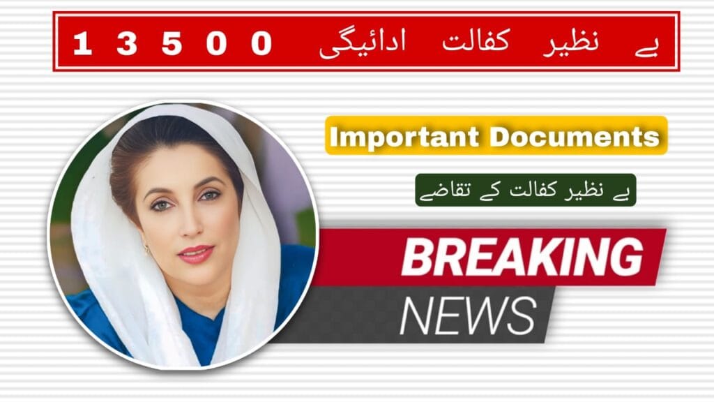 Important Documents and Requirements For Benazir Kafaalat Payment